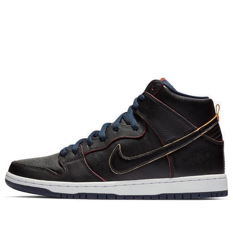Nike NBA x Dunk High SB Skateboard 'Cleveland Cavaliers' Black/Black-College Navy-Team Red BQ6392-001