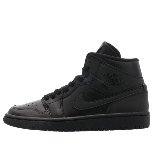 Womens WMNS Air Jordan 1 Mid Triple Black BQ6472-012