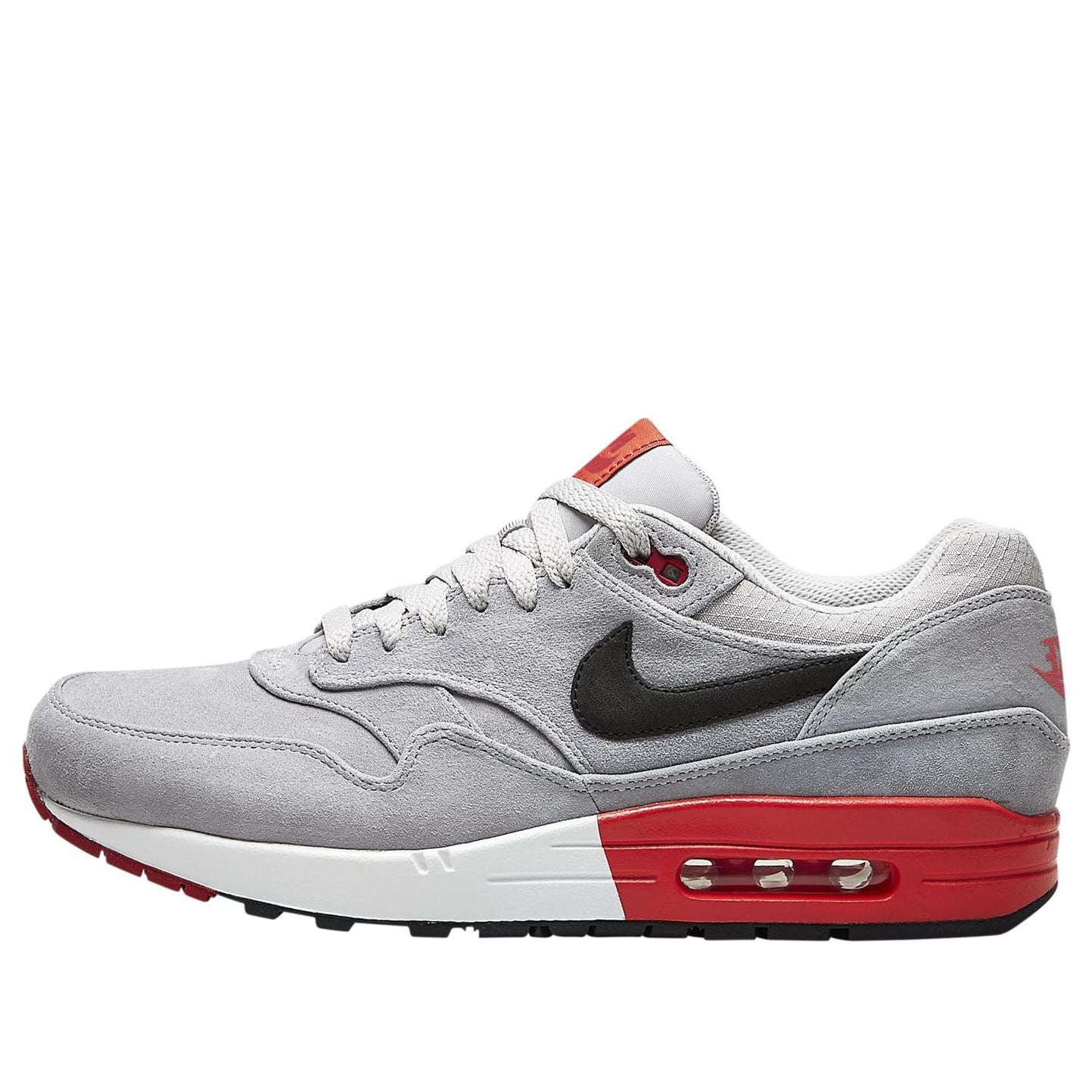 Nike Air Max 1 Premium 'Iron Ore Crimson' Light Iron Ore/Black/Light Crimson/White 512033-006 KICKSOVER