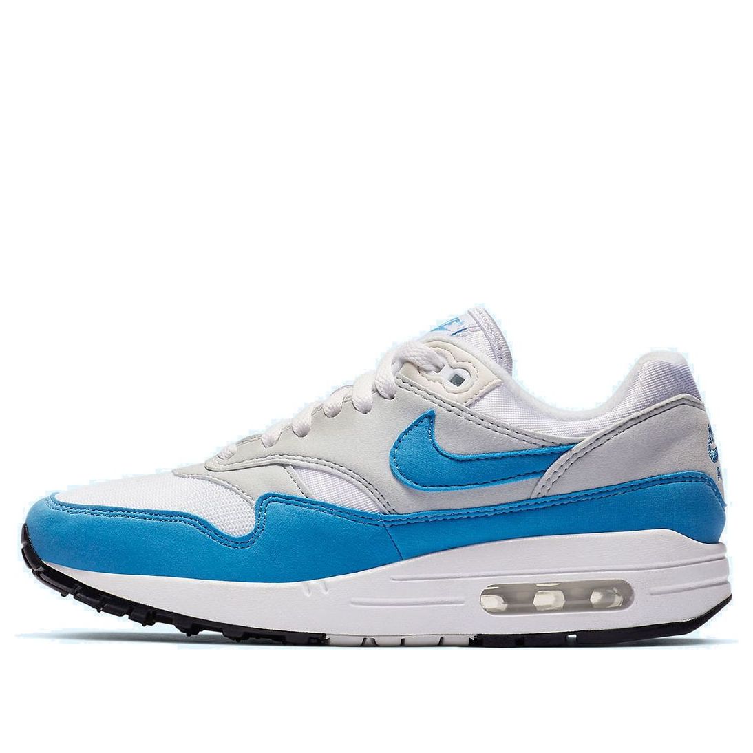 Nike Womens Air Max 1 'University Blue' White/University Blue/Neutral Grey BV1981-100 KICKSOVER