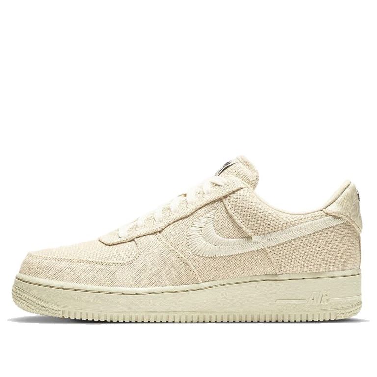 Nike Stussy x Air Force 1 Low 'Fossil' Fossil Stone/Sail/Off White CZ9084-200 KICKSOVER