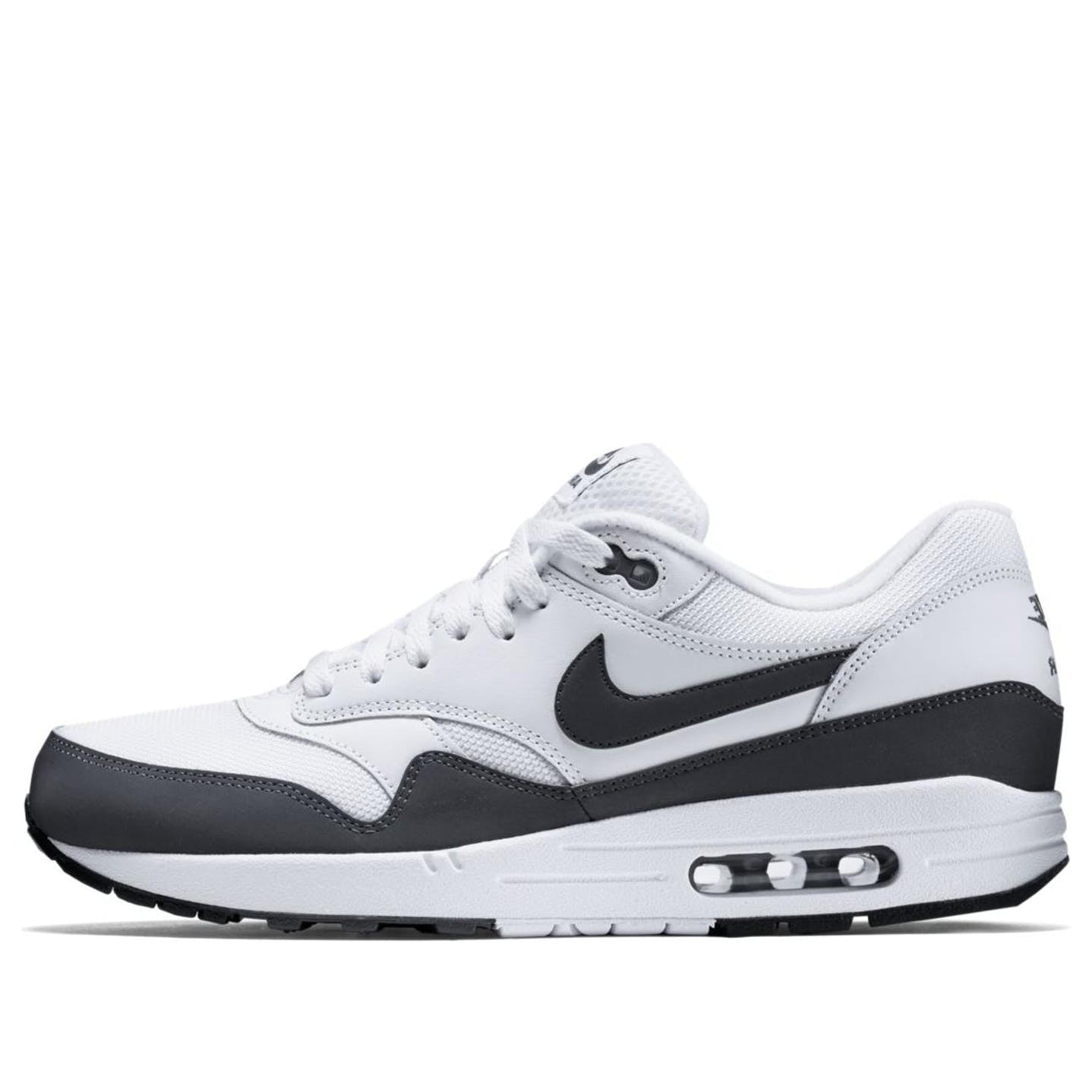 Nike Air Max 1 Essential 'Dark Grey' White/Dark Grey/Black 537383-126 KICKSOVER