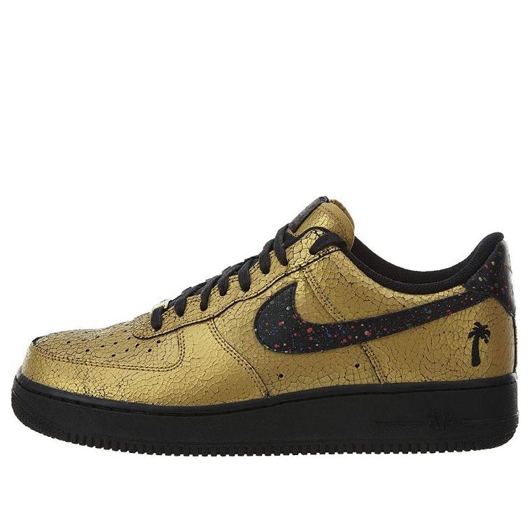 Nike Air Force 1 Low 'Caribana Festival' Metallic Gold/Black-Black-Red Orbit AV3219-700 KICKSOVER