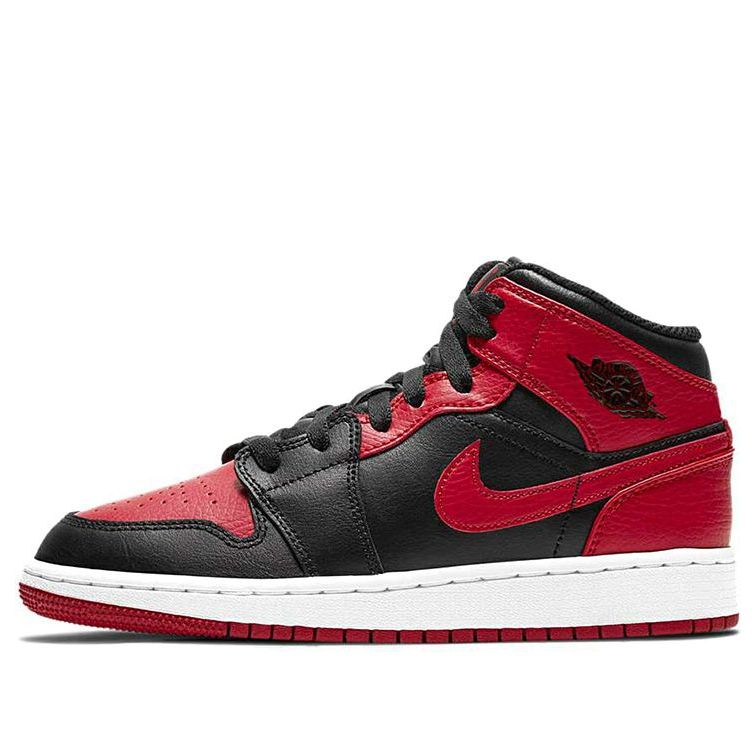 Air Jordan 1 Mid GS 'Banned' 2020 Banned 2020 (GS) 554725-074