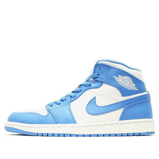 Air Jordan 1 Mid White University Blue 554724-106