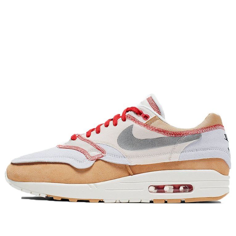 Nike Air Max 1 'Inside Out' Club Gold/Black/Pure Platinum/Desert Sand/Sail/University Red 858876-713 KICKSOVER