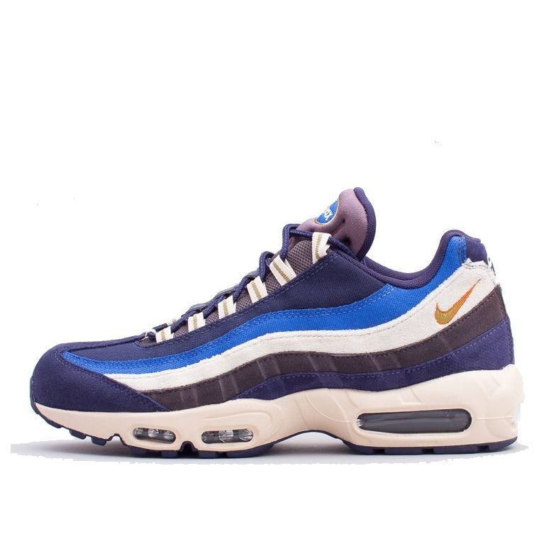 Nike Air Max 95 Premium 'Blackened Blue' Blackened Blue/Camper Green-Monarch 538416-404 sneakmarks