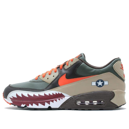 Nike Air Max 90 Premium 'Warhawk' Dark Army/Orange Blaze/Dark Cinder/Tweed 315728-381 KICKSOVER