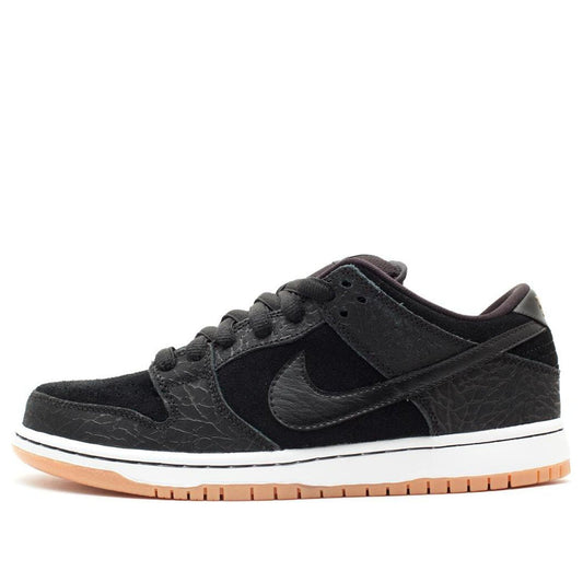 Nike Dunk Low Premium SB Skateboard QS 'Nontourage' Black/Black-White-Gum Medium Brown 504750-040