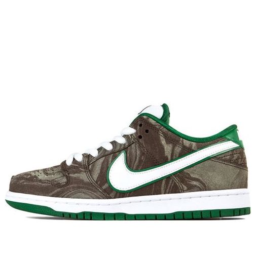 Nike SB Skateboard Dunk Low Prm 'Coffee' khaki/white-pine green-baroque brown 313170-213