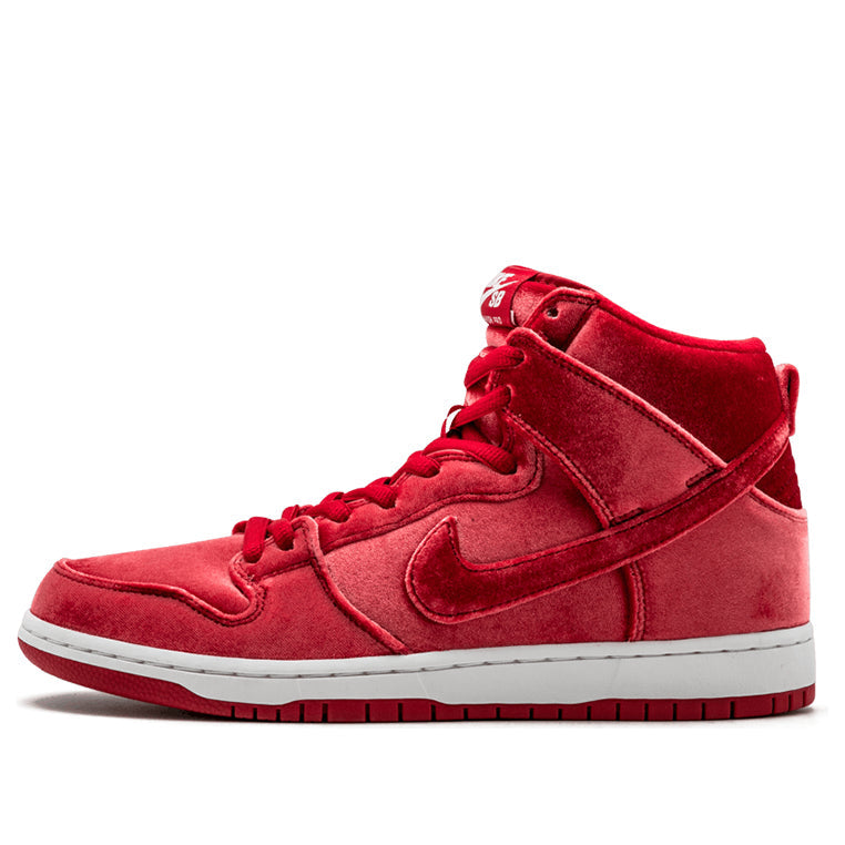 Nike SB Skateboard Dunk High Premium Red Velvet 313171-661