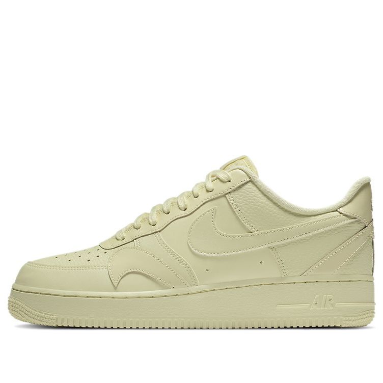 Nike Air Force 1 Low 'Misplaced Swoosh - Pale Yellow' Pale Yellow/Pale Yellow/Pale Yellow CK7214-700 KICKSOVER