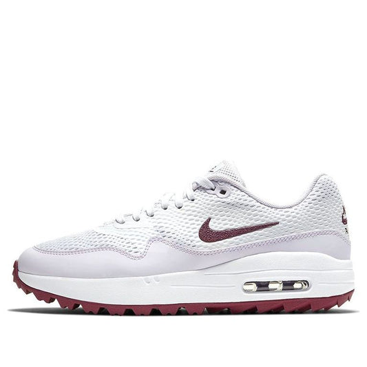 Nike Womens Air Max 1 G 'White Barely Grape' White/Barely Grape/Villain Red CI7736-103 KICKSOVER