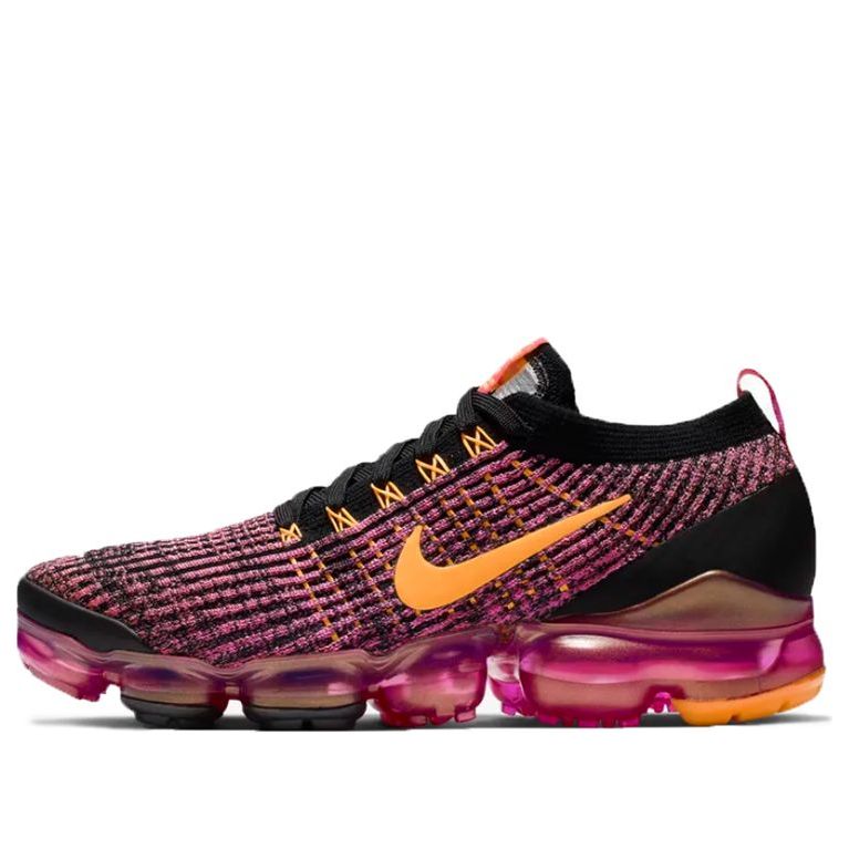 Nike Womens Air VaporMax Flyknit 3 Laser Fuchsia Orange AJ6910-600 KICKSOVER