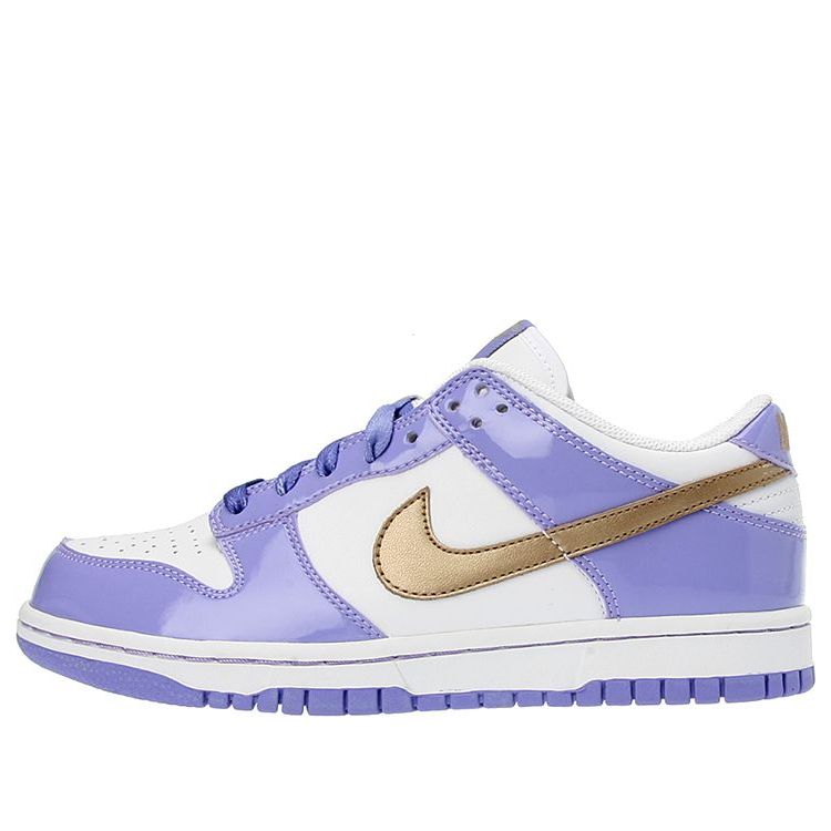 Nike Womens WMNS Dunk Low White/Blue-Grape Cooler 309324-191
