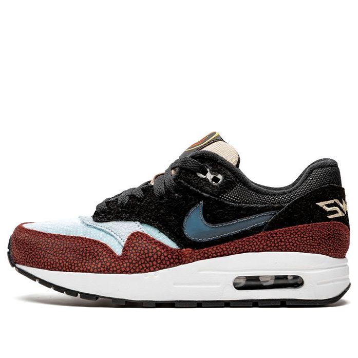 Nike De'Aaron Fox x Air Max 1 GS 'Swipa' Black/Cinder Orange/Photo Blue/Moon Particle/Desert Ore CJ9888-001 KICKSOVER