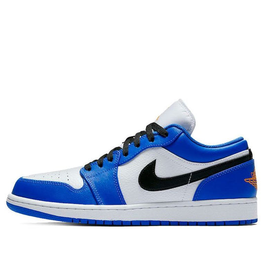 Air Jordan 1 Low Hyper Royal Orange Peel 553558-401