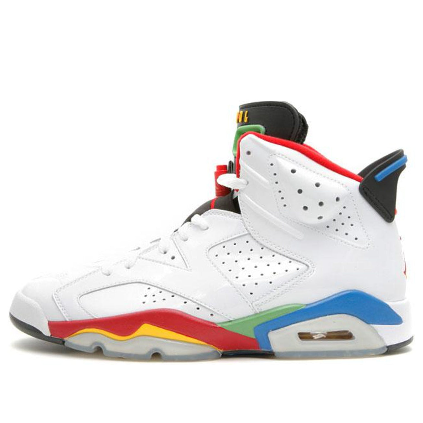 Air Jordan 6 Retro 'Olympic' White/Varsity Red-Green Bean-New Blue 325387-161