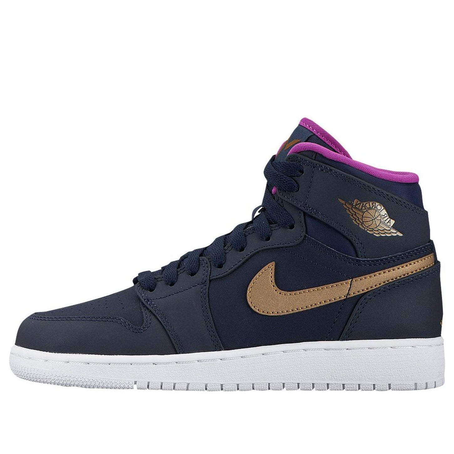 Air Jordan 1 Retro High GG 'Maya Moore' Obsdn/Mtlc Gldn Tn-White-Vvd P 332148-428