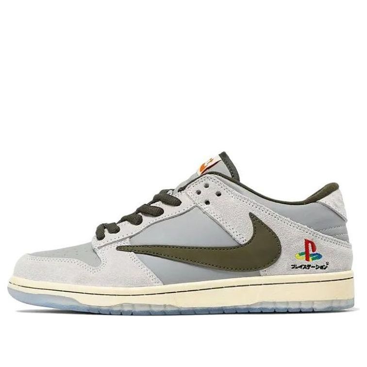 Nike x Travis Scott x PlayStation Dunk Low ‘Grey White