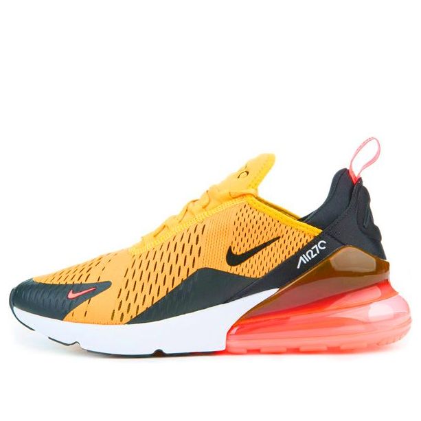 Nike Air Max 270 'Tiger' Black/University Gold-Hot Punch-White AH8050-004 KICKSOVER