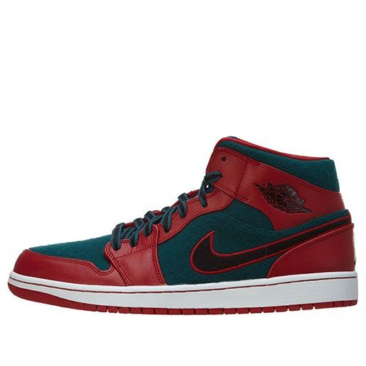 Air Jordan 1 Mid Gym Red Dark Sea 633206-608