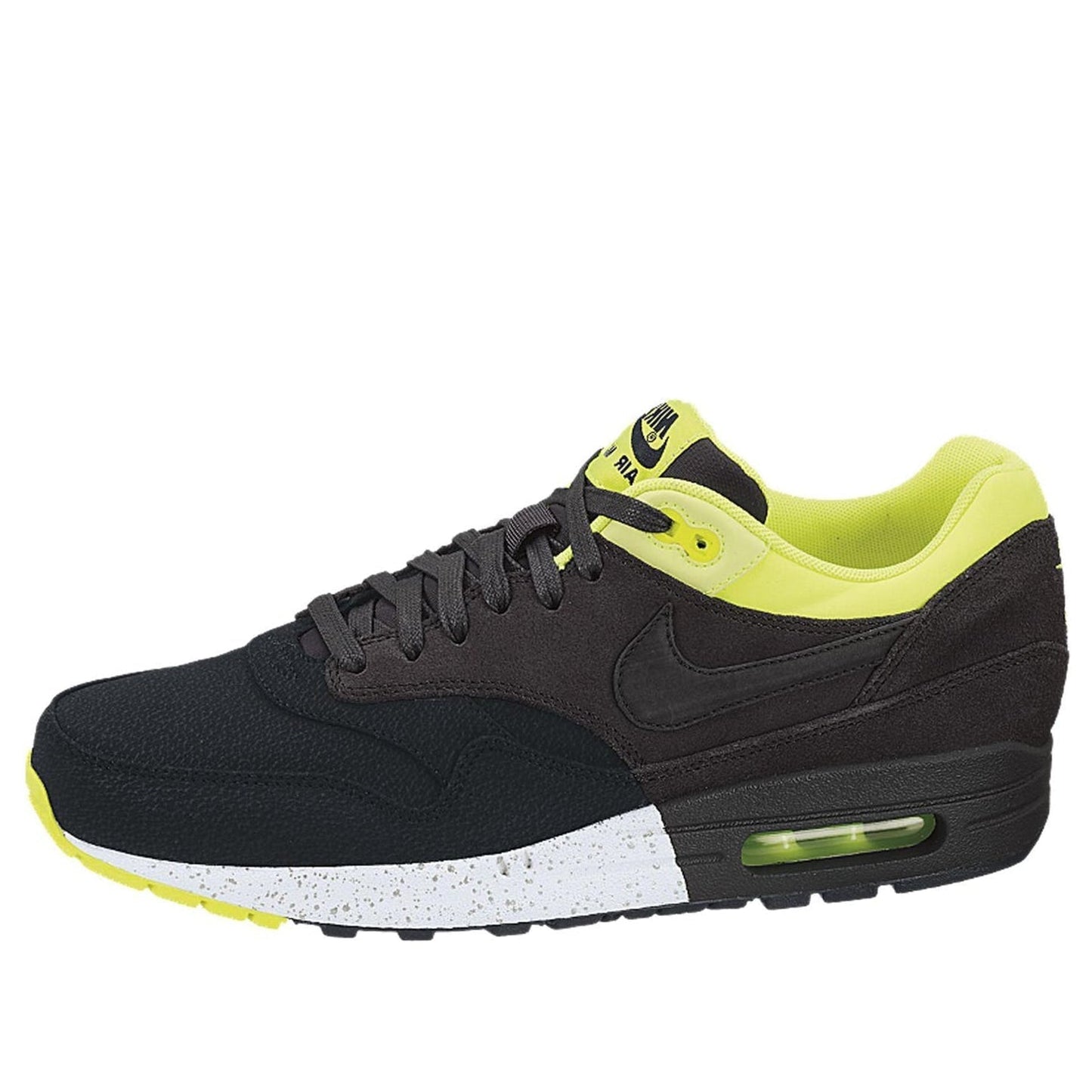 Nike Air Max 1 PRM Black Anthracite Volt 512033-002 KICKSOVER