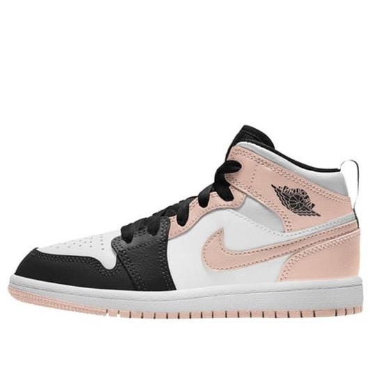 Air Jordan 1 Mid Crimson Tint BP Arctic Orange Black Toe (PS) 640734-133