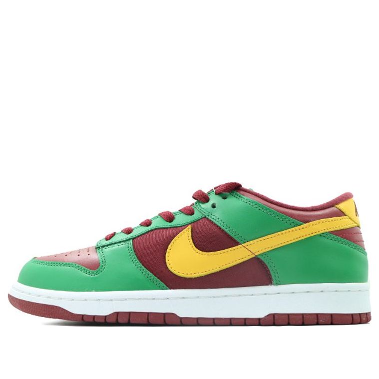 Nike Dunk Low 'Portugal' Team Red/Yellow Gold-Pine Grn 307378-671