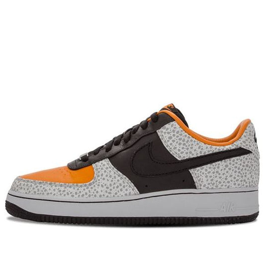 Nike Air Force 1 Low Supreme 'Safari' Carrot/Black-Ntrl Grey-Mdm Gry 318776-801 KICKSOVER