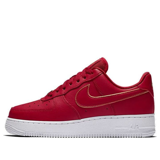 Nike Womens Air Force 1 Low 'Red Gold Swoosh' AO2132-602 KICKSOVER