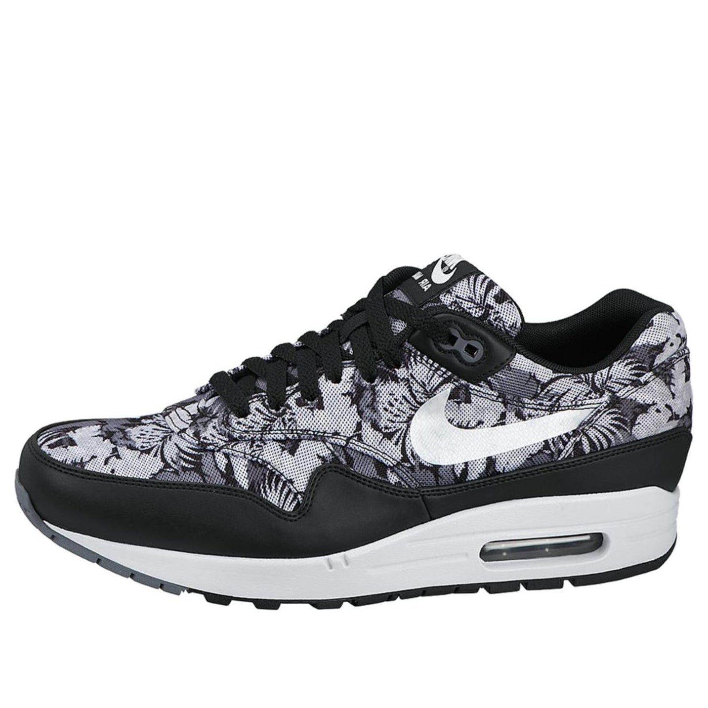 Nike Air Max 1 GPX 'Black Floral' Black/White/Dark Grey 684174-001 KICKSOVER