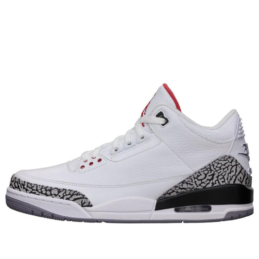 Air Jordan 3 Retro '88' 2013 White/Fire Red-Cement Grey-Black 580775-160