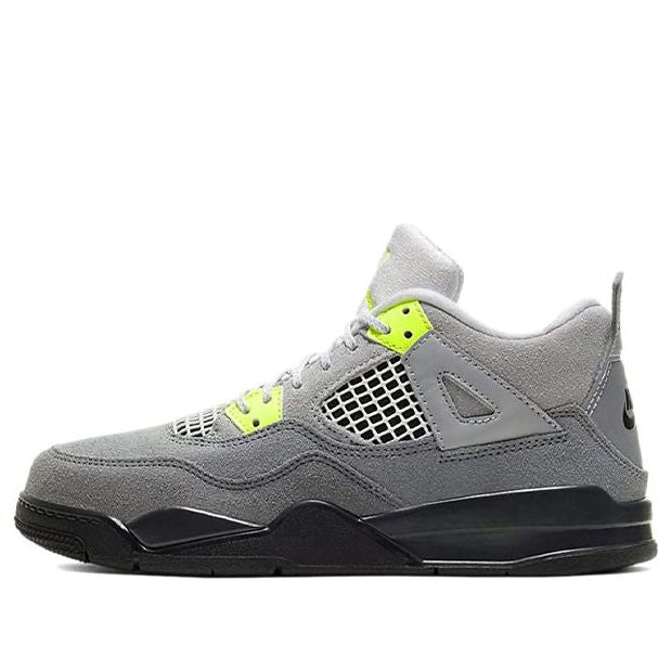 Air Jordan 4 Retro SE PS 'Neon 95' Cool Grey/Volt/Wolf Grey/Anthracite CT5344-007