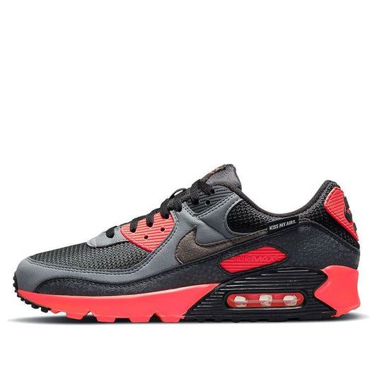 Nike Air Max 90 'Kiss My Airs' Black/Smoke Grey/Dark Smoke Grey/Iron Grey DJ4626-001 KICKSOVER