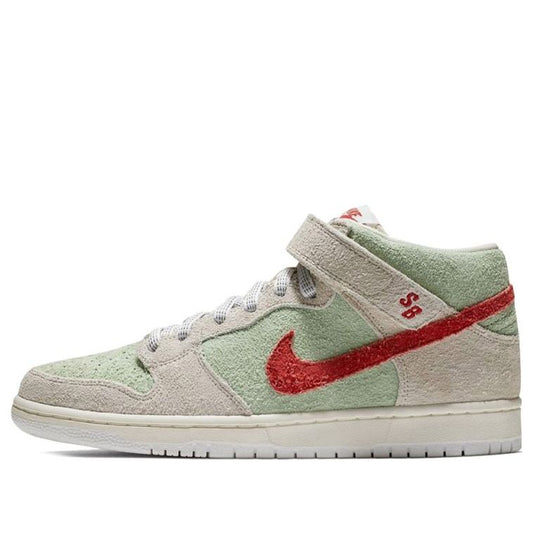 Nike SB Skateboard Dunk Mid Pro QS White Window AQ2207-163 sneakmarks