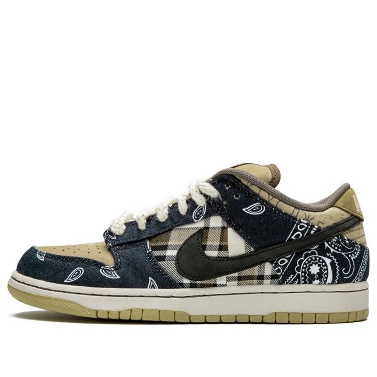 Nike SB Skateboard Dunk Low Travis Scott - Regular Box CT5053-001 sneakmarks