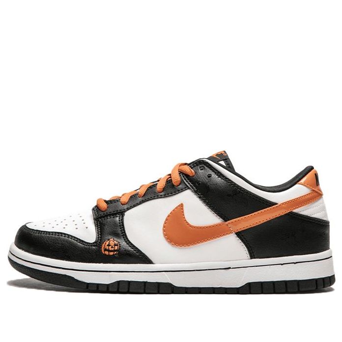 Nike Dunk Low GS 'Halloween' White/Soft Orange-Black 306339-182