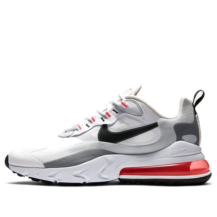 Nike Air Max 270 React 'White Crimson Black' White/Flash Crimson/Cool Grey/Black CT1280-100 KICKSOVER