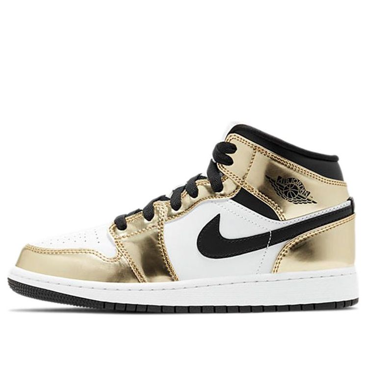 Air Jordan 1 Mid SE GS Metallic Gold DC1420-700