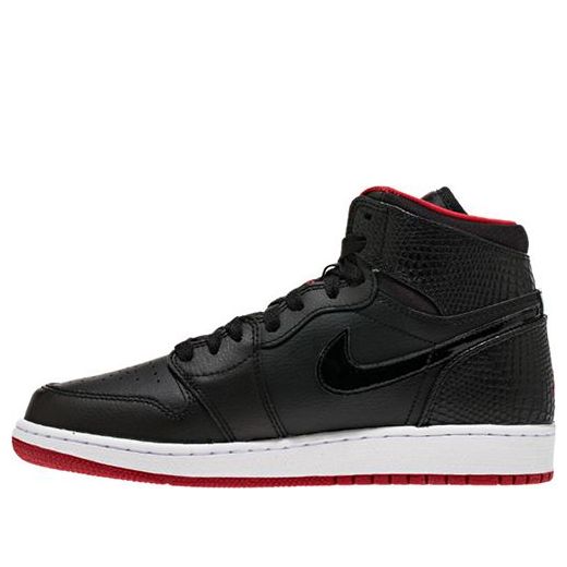 Air Jordan 1 Retro High BG Black Gym Red 705300-021