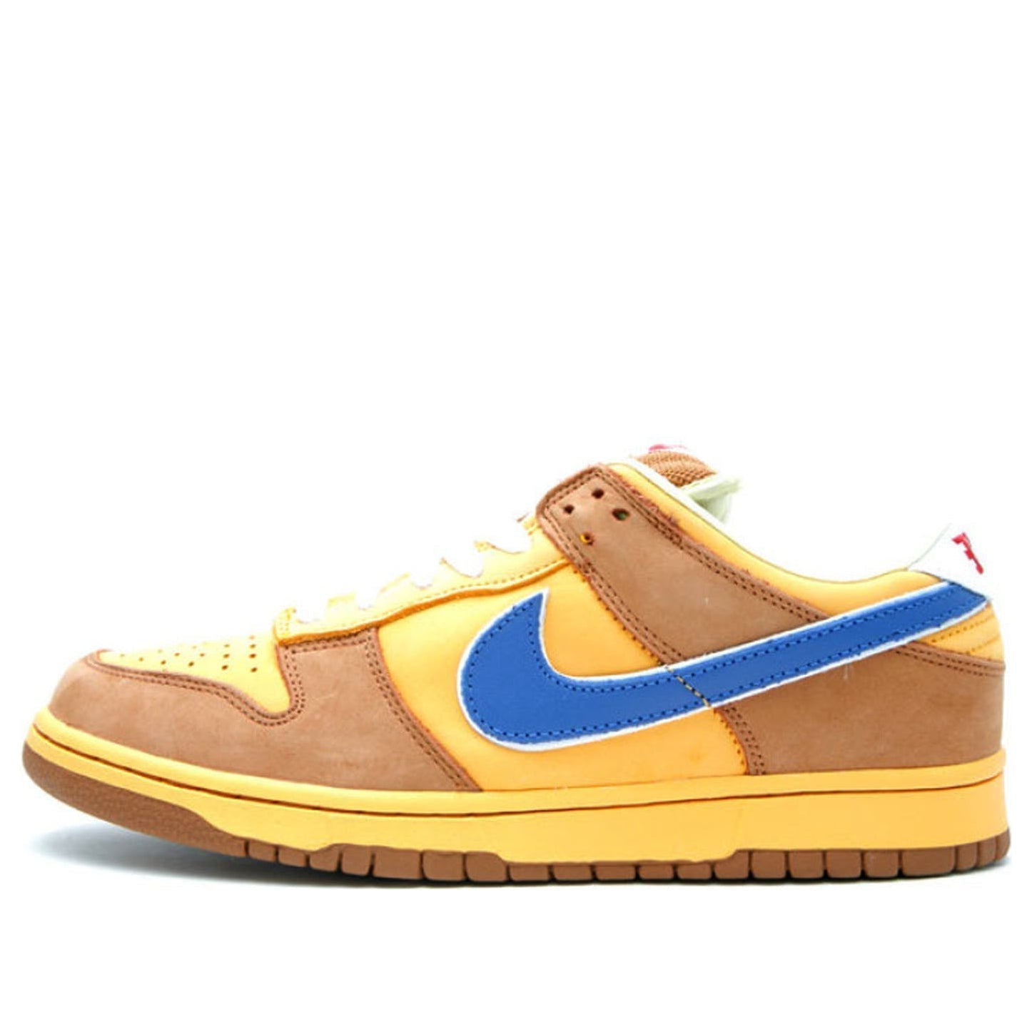 Nike Dunk Low SB Skateboard Premium 'Newcastle Brown Ale' Gold/Atantic Blue 313170-741