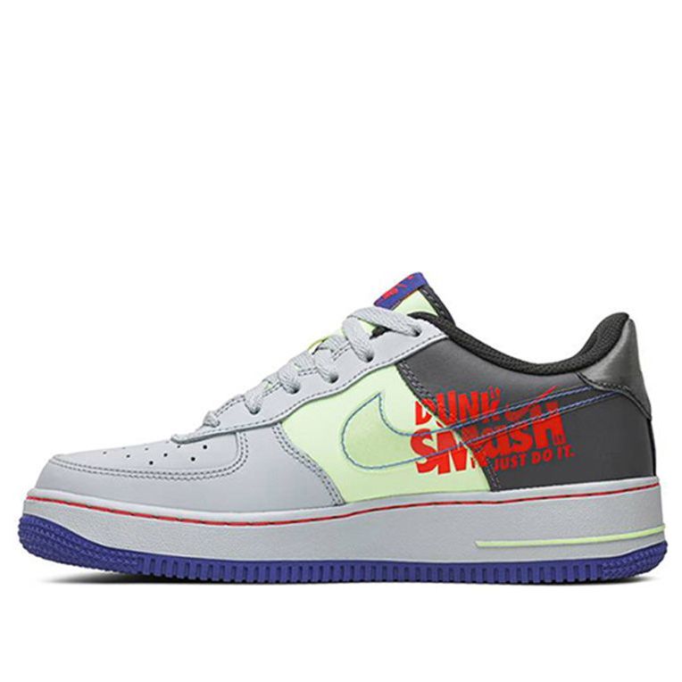 Nike Air Force 1 Low GS 'Dunk It' Grey/Violet/White CT1628-001 KICKSOVER