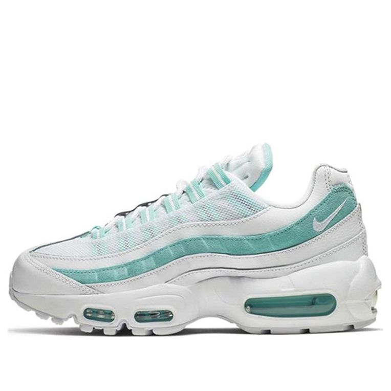 Nike Womens Air Max 95 'Light Aqua' White/White/Light Aqua 307960-115 sneakmarks