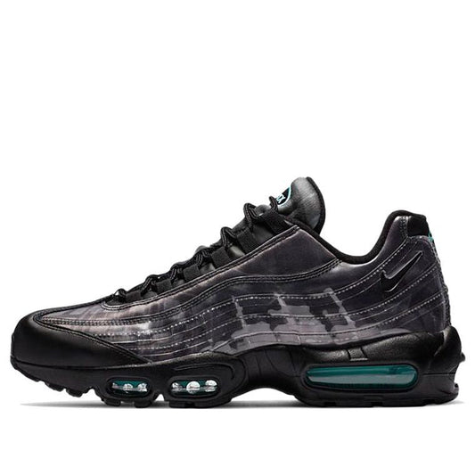 Nike Air Max 95 'Black Aurora Green' Black/Black/Aurora Green/Smoke Grey DA7735-001 sneakmarks