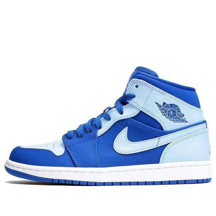 Air Jordan 1 Mid Team Royal/Ice Blue-White 554724-400