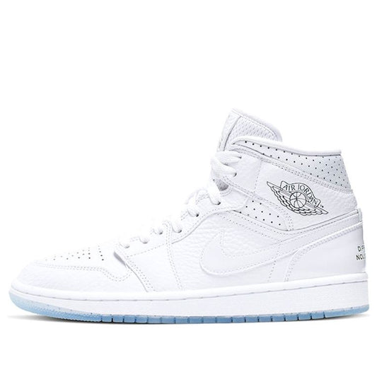 Womens WMNS Air Jordan 1 Mid White CI9100-100