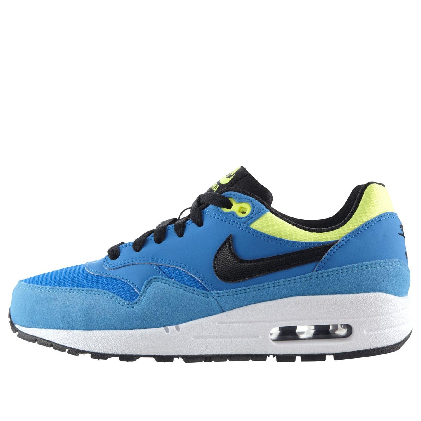 Nike Air Max 1 GS 'Blue Hero' Blue Hero/Black/Volt/Current Blue 555766-401 KICKSOVER