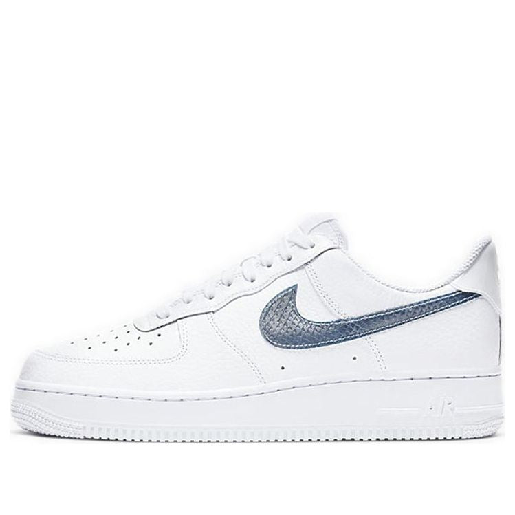 Nike Air Force 1 Low 'Blue Snakeskin' White/Thunderstorm Blue CW7567-100 KICKSOVER