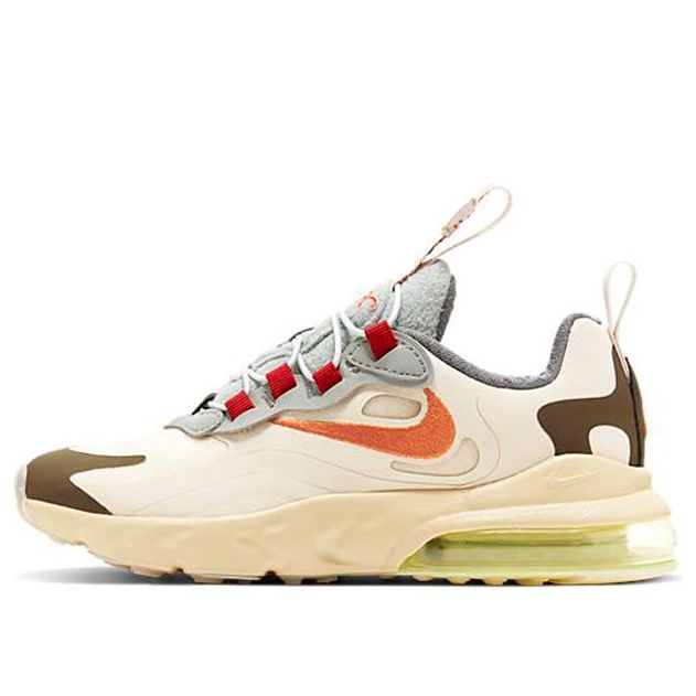 Nike Travis Scott x Air Max 270 React ENG PS 'Cactus Trails' Light Cream/Dark Hazel/Mica Green/Starfish CV2414-200 KICKSOVER